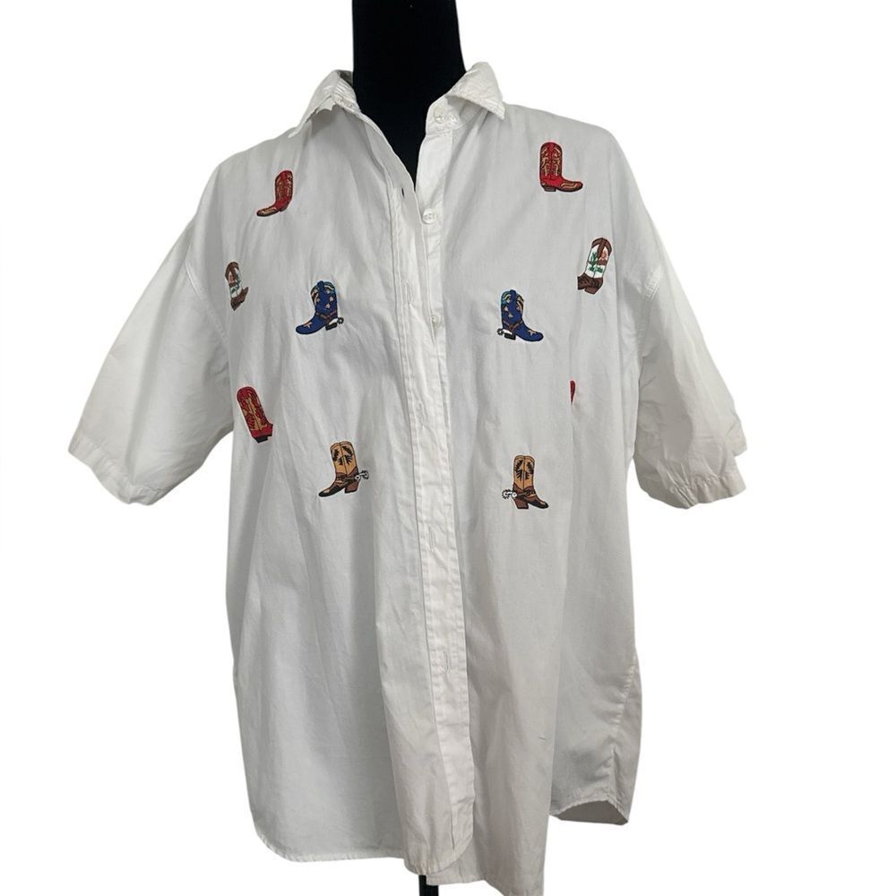 Casey Coleman Embroidered shirt EUC - Picture 6 of 6